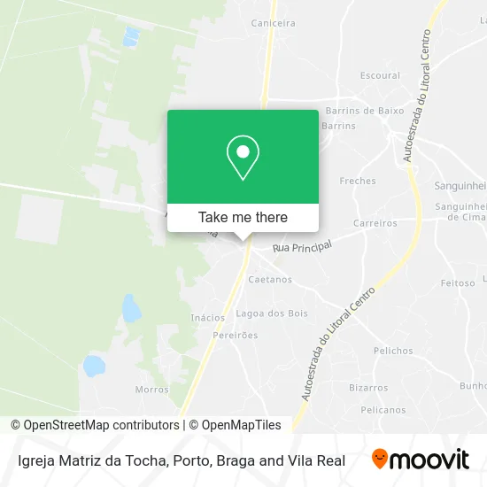 Igreja Matriz da Tocha map