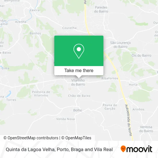 Quinta da Lagoa Velha map