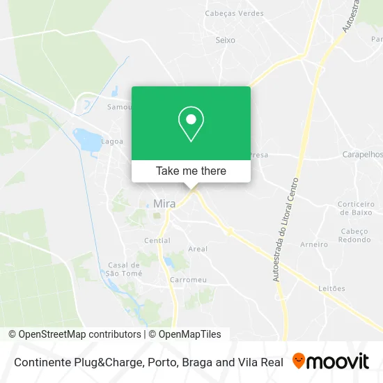 Continente Plug&Charge map