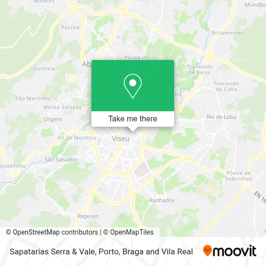 Sapatarias Serra & Vale map