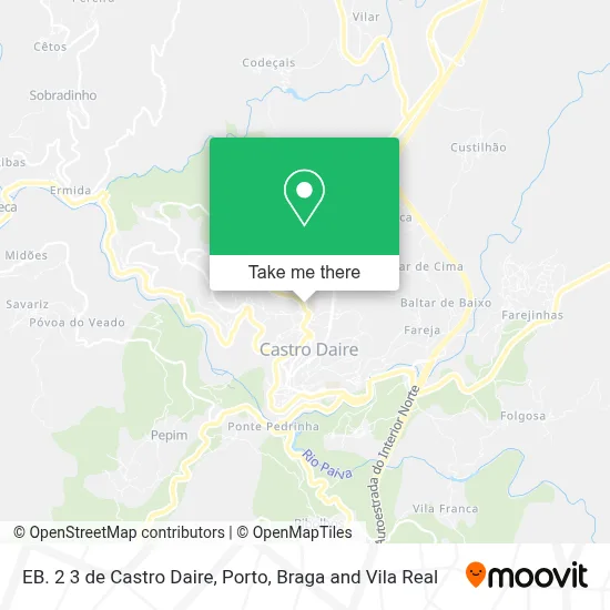 EB. 2 3 de Castro Daire map