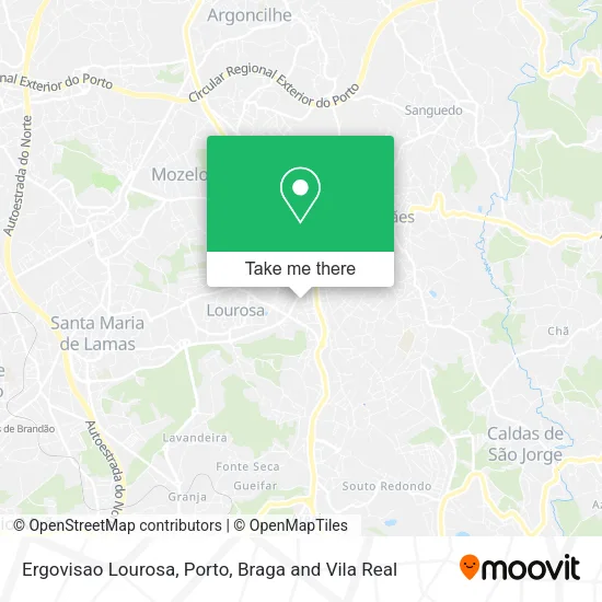 Ergovisao Lourosa map