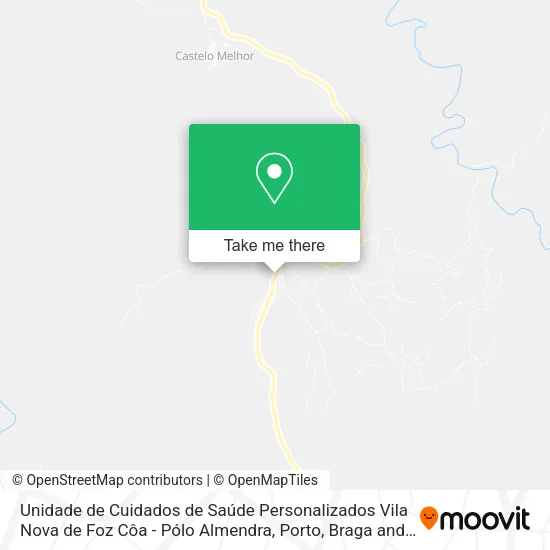 Unidade de Cuidados de Saúde Personalizados Vila Nova de Foz Côa - Pólo Almendra map