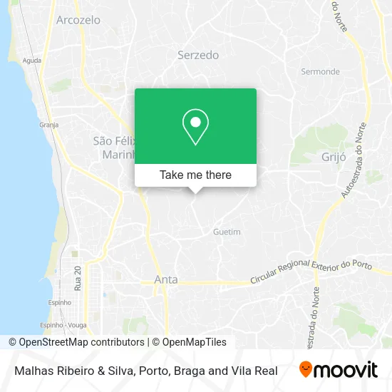Malhas Ribeiro & Silva map
