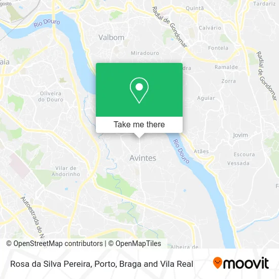 Rosa da Silva Pereira map