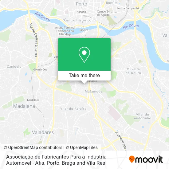 Associação de Fabricantes Para a Indústria Automovel - Afia map