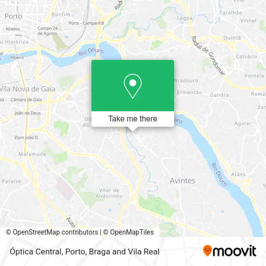 Óptica Central map