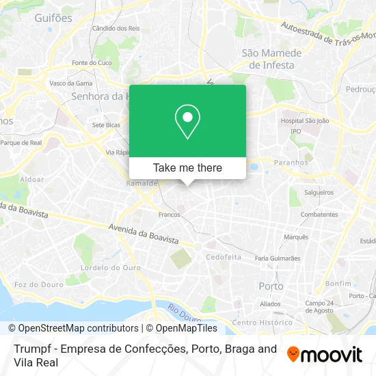 Trumpf - Empresa de Confecções map
