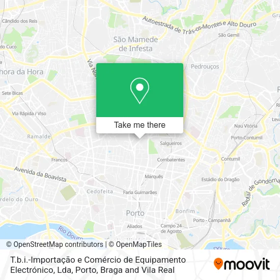 T.b.i.-Importação e Comércio de Equipamento Electrónico, Lda map