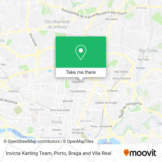 Invicta Karting Team map