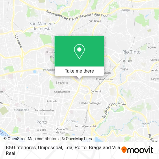 B&Ginteriores, Unipessoal, Lda map