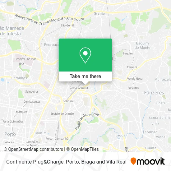 Continente Plug&Charge map