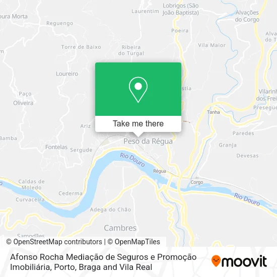Afonso Rocha Mediação de Seguros e Promoção Imobiliária map