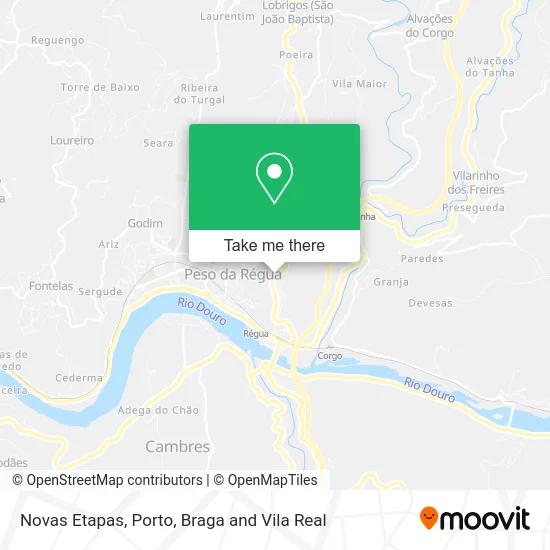 Novas Etapas map