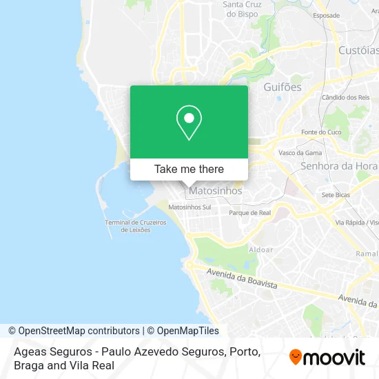 Ageas Seguros - Paulo Azevedo Seguros map