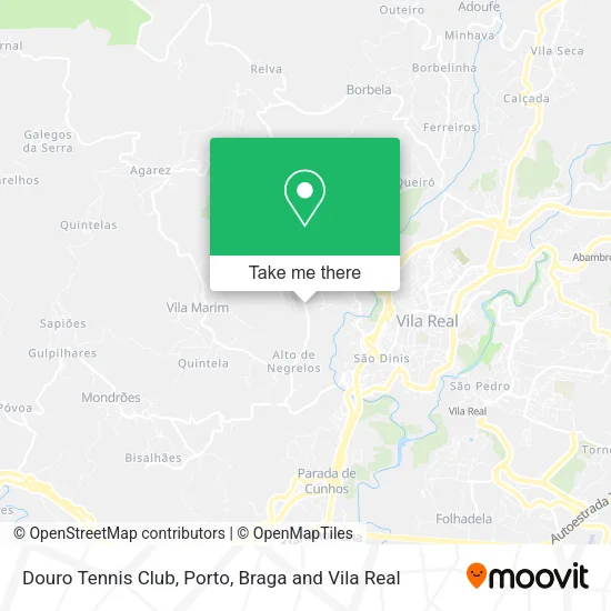 Douro Tennis Club map