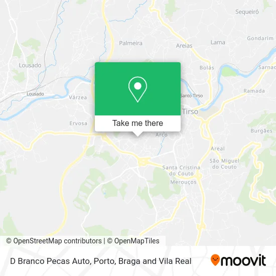 D Branco Pecas Auto map