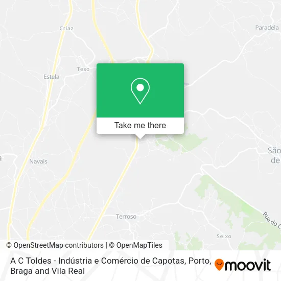 A C Toldes - Indústria e Comércio de Capotas map
