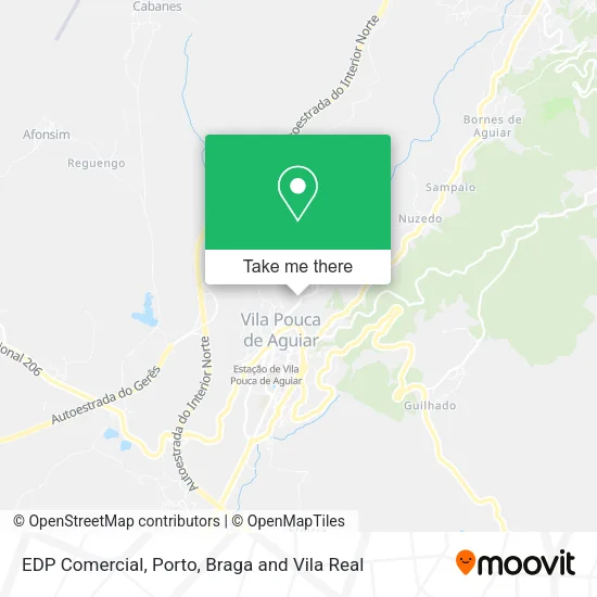 EDP Comercial map