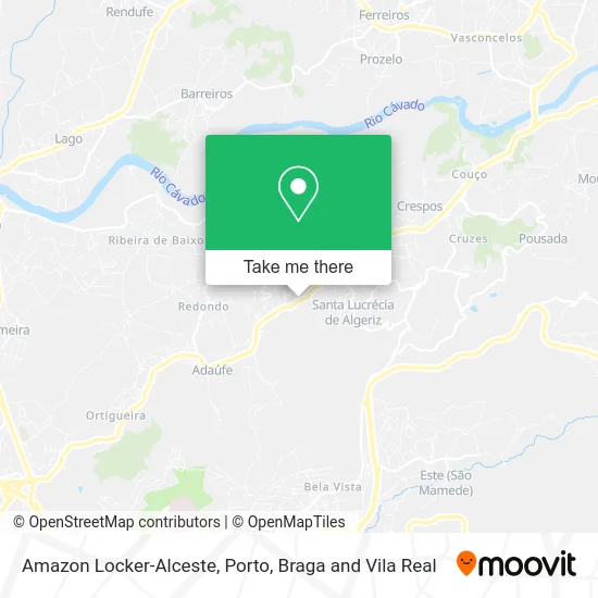 Amazon Locker-Alceste map