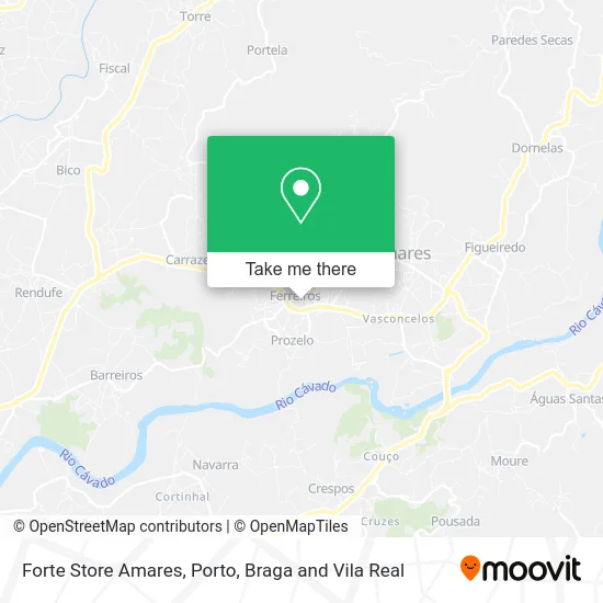 Forte Store Amares map