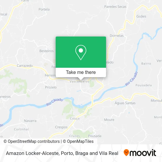Amazon Locker-Alceste map