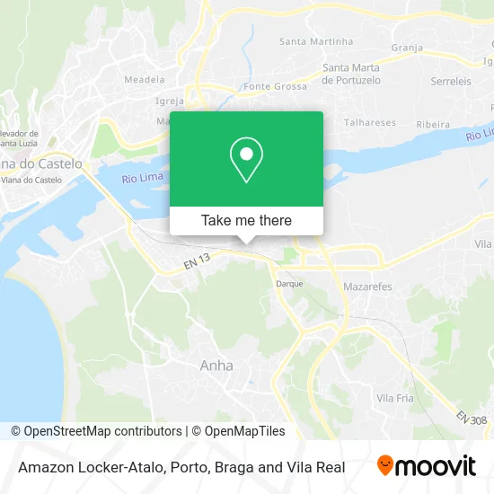 Amazon Locker-Atalo map