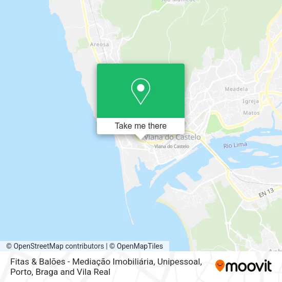 Fitas & Balões - Mediação Imobiliária, Unipessoal map