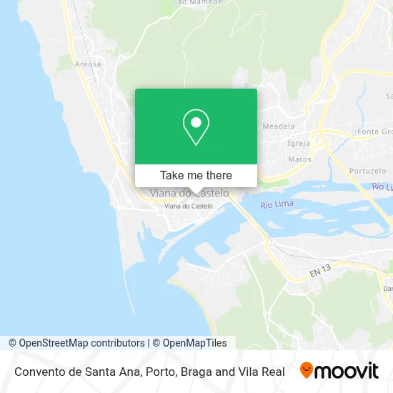 Convento de Santa Ana map