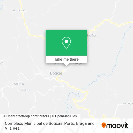 Complexo Municipal de Boticas map