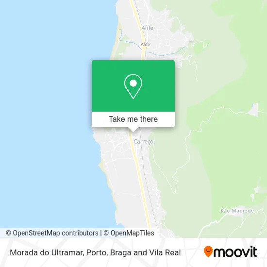 Morada do Ultramar map