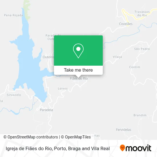 Igreja de Fiães do Rio map