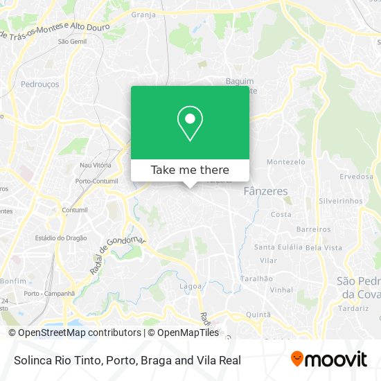 Solinca Rio Tinto map