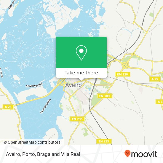 Aveiro map