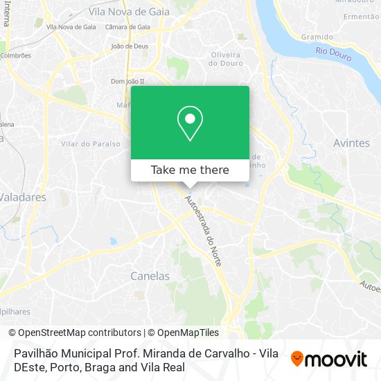 Pavilhão Municipal Prof. Miranda de Carvalho - Vila DEste map