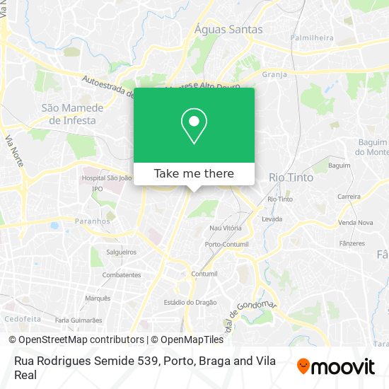 Rua Rodrigues Semide 539 mapa