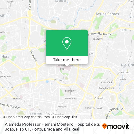 Alameda Professor Hernâni Monteiro Hospital de S. João, Piso 01 map