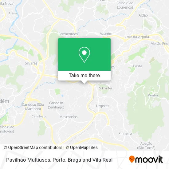 Pavilhão Multiusos map
