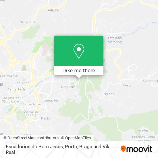 Escadorios do Bom Jesus map