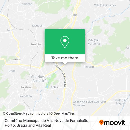 Cemitério Municipal de Vila Nova de Famalicão map