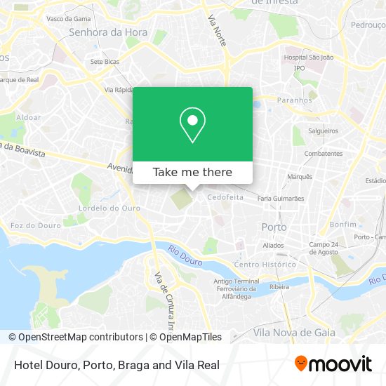 Hotel Douro map