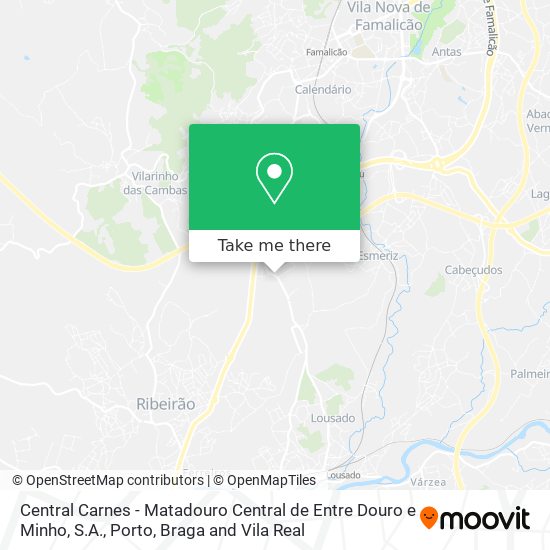 Central Carnes - Matadouro Central de Entre Douro e Minho, S.A. map