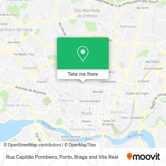 Rua Capitão Pombeiro map