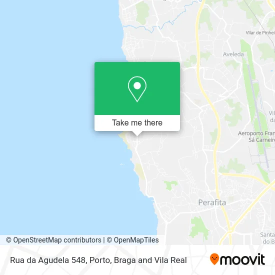 Rua da Agudela 548 map