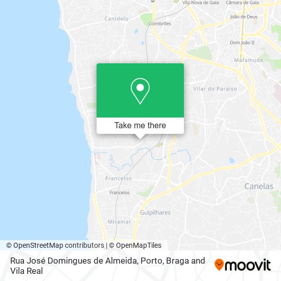 Rua José Domingues de Almeida map