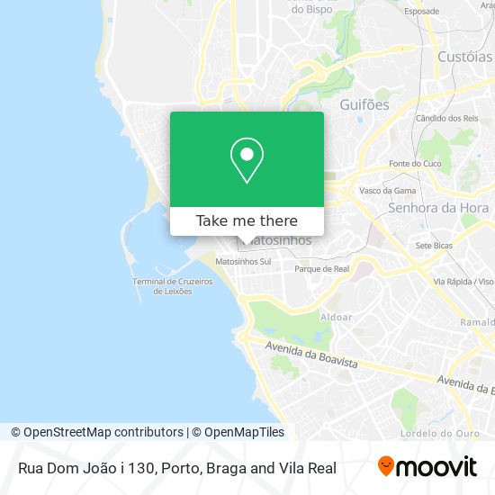 Rua Dom João i 130 map