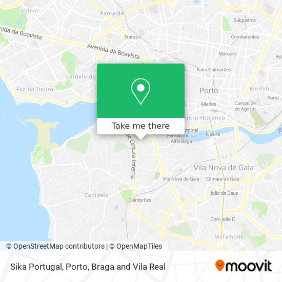Sika Portugal map