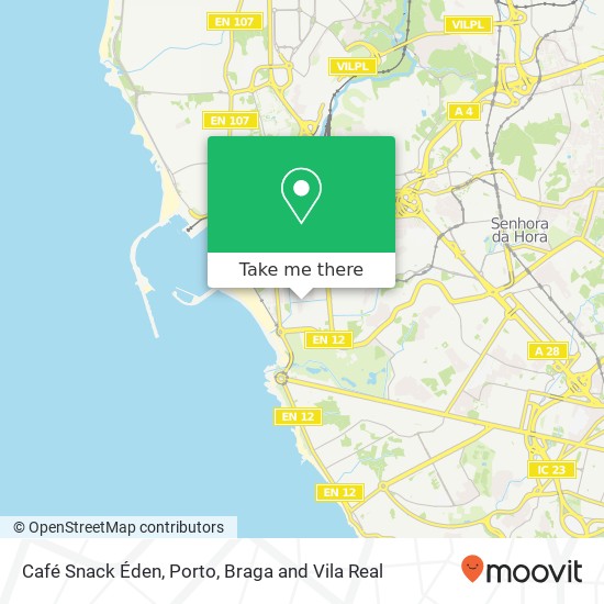 Café Snack Éden map