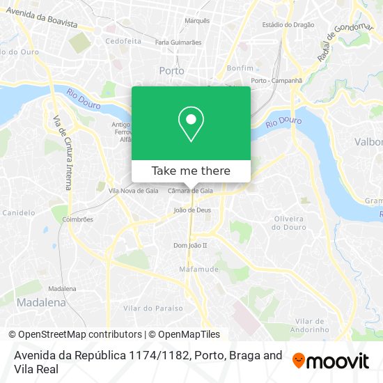 Avenida da República 1174/1182 map