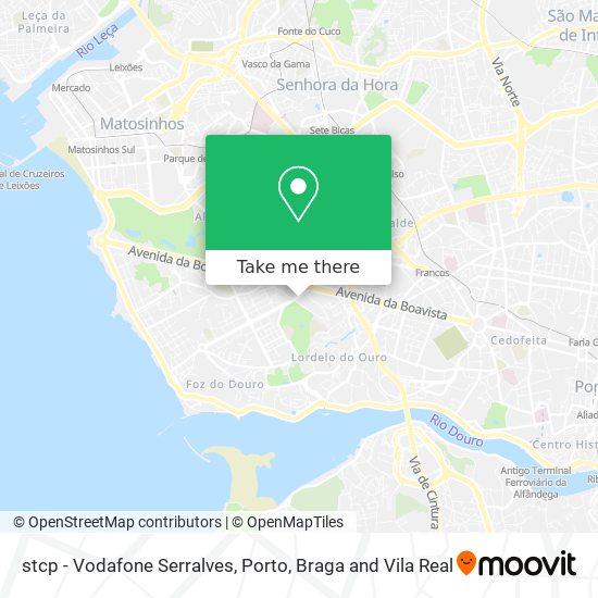 stcp - Vodafone Serralves map